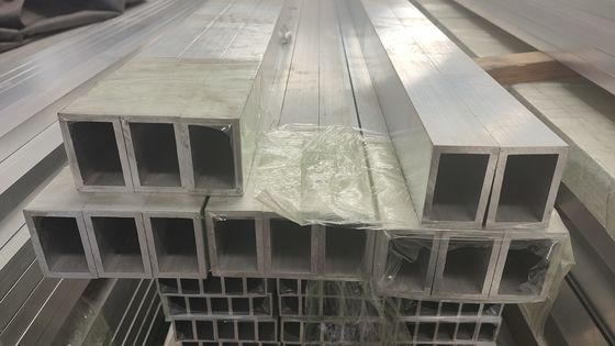 2024 3003 6061 T6 أنبوب ألومنيوم 2 أنابيب ألومنيوم دائرية مربعة ASTM