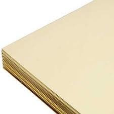 C2680 H65 CuZn33 مخزون صفائح نحاسية ، لوحة نحاسية 6 مم OEM ODM